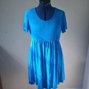 Aqua Blue Women's Knit Dress
